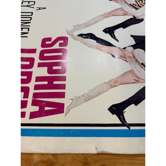 Vintage 1966 Arabesque Movie Poster Gregory Peca Sophia Loren Universal Studios - Picture 6 of 8